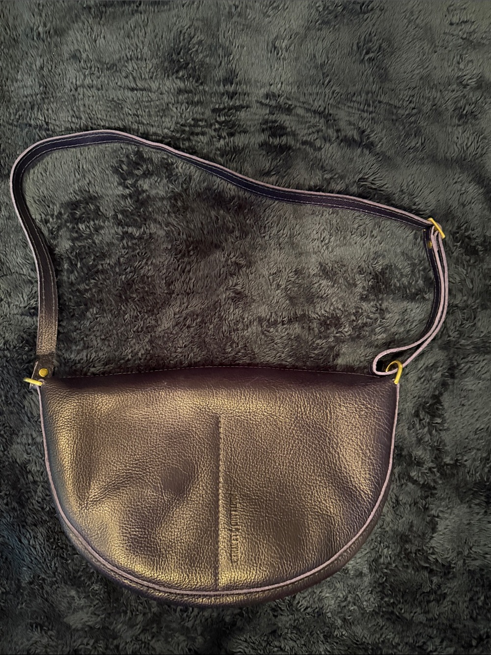 Portland Leather Large Women's Koala Bag in Colbalt - Picture 2 of 5